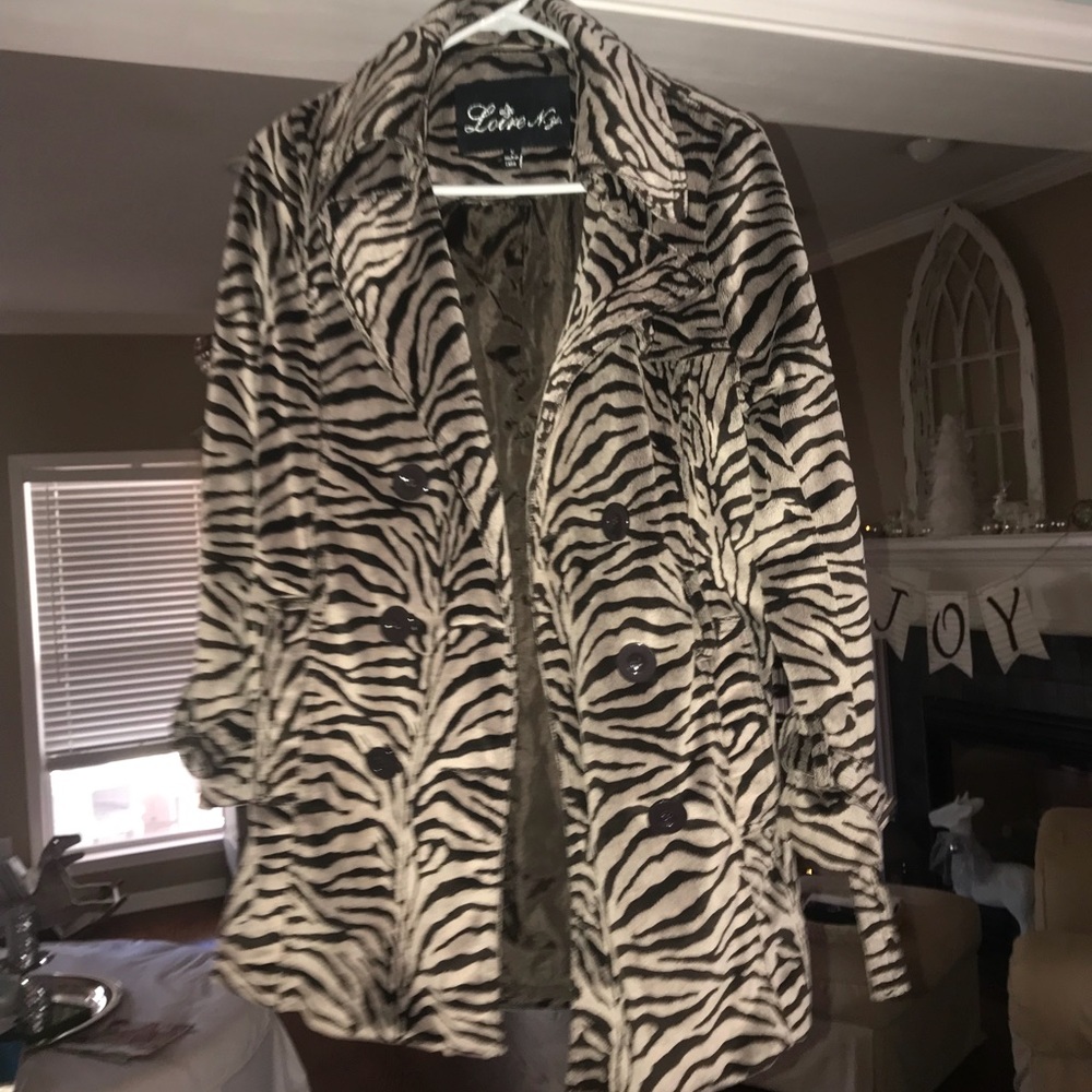 Zebra vintage jacket